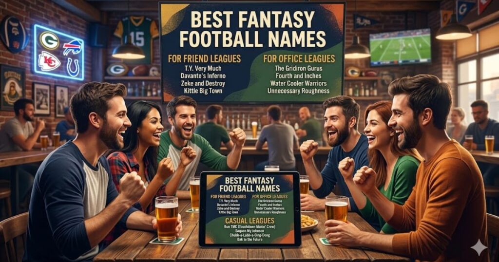 Best Fantasy Football Names for Friend, Office & Casual Leagues