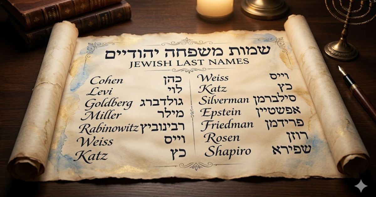 jewish last names