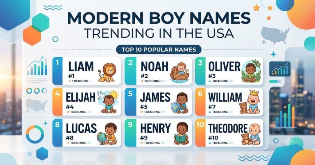 Modern Boy Names Trending in the USA