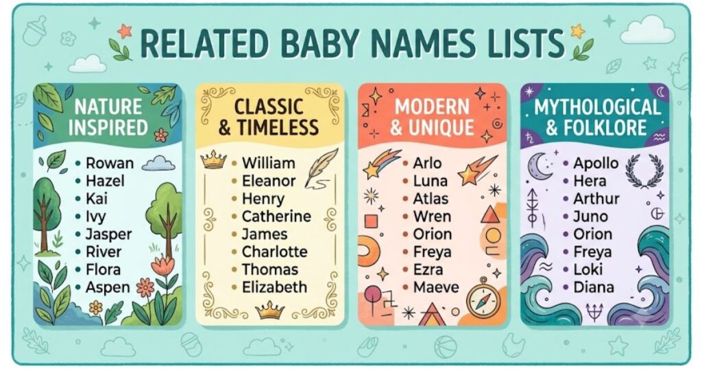 Related Baby Names Lists