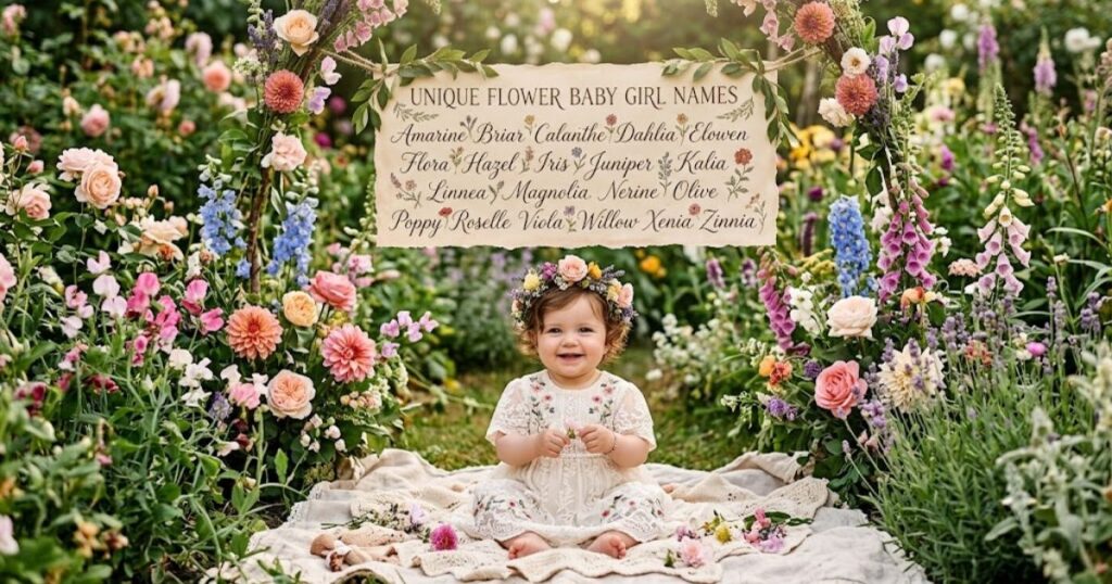 Unique Flower Baby Girl Names