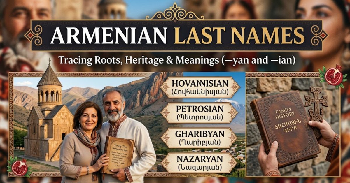 armenian last names