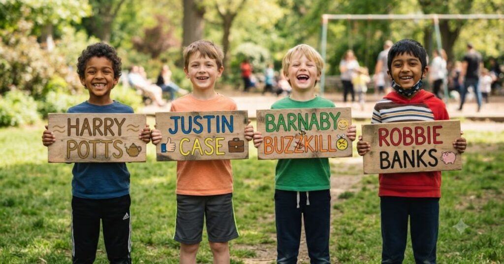 Funny First and Last Names for Boys