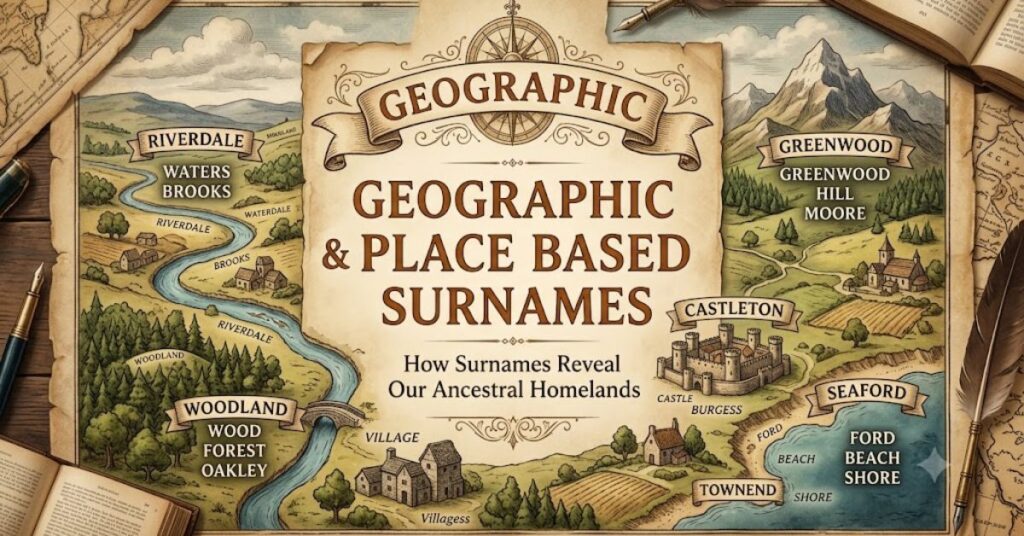 Geographic and Place Based Surnames