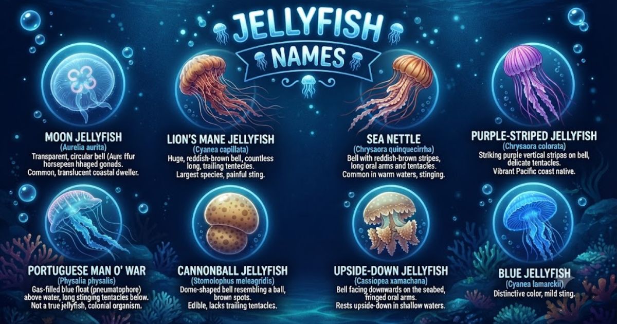 jellyfish names