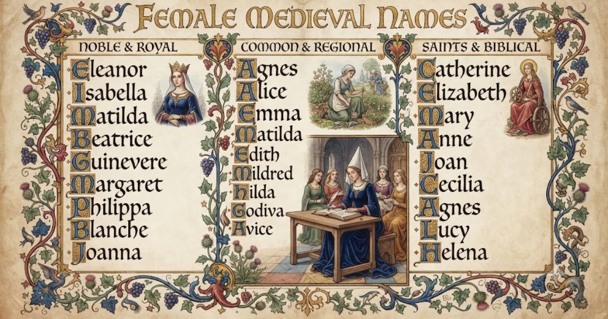medieval names female