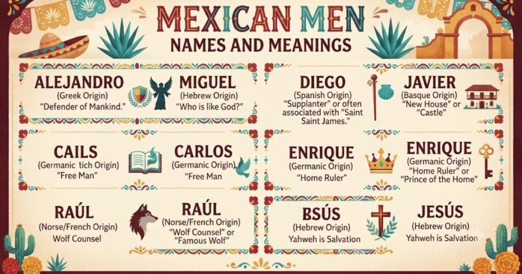Mexican Men Names and Meanings