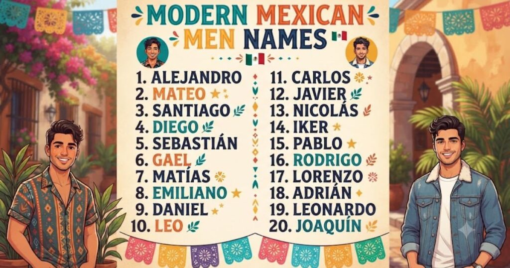 Modern Mexican Men Names