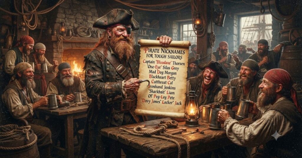 Pirate Nicknames for Tough Sailors