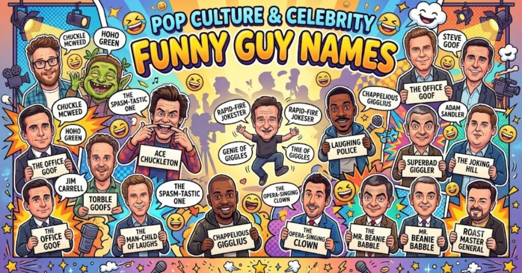 Pop Culture & Celebrity Funny Guy Names