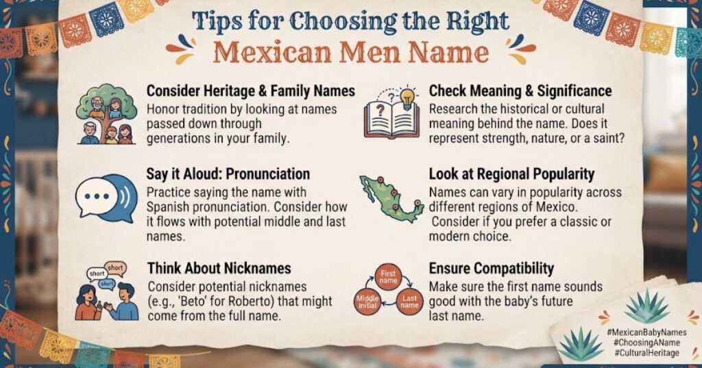 Tips for Choosing the Right Mexican Men Name