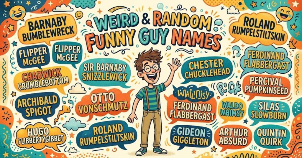Weird & Random Funny Guy Names