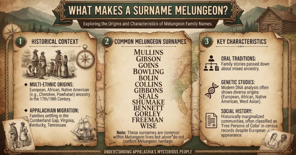 What Makes a Surname Melungeon