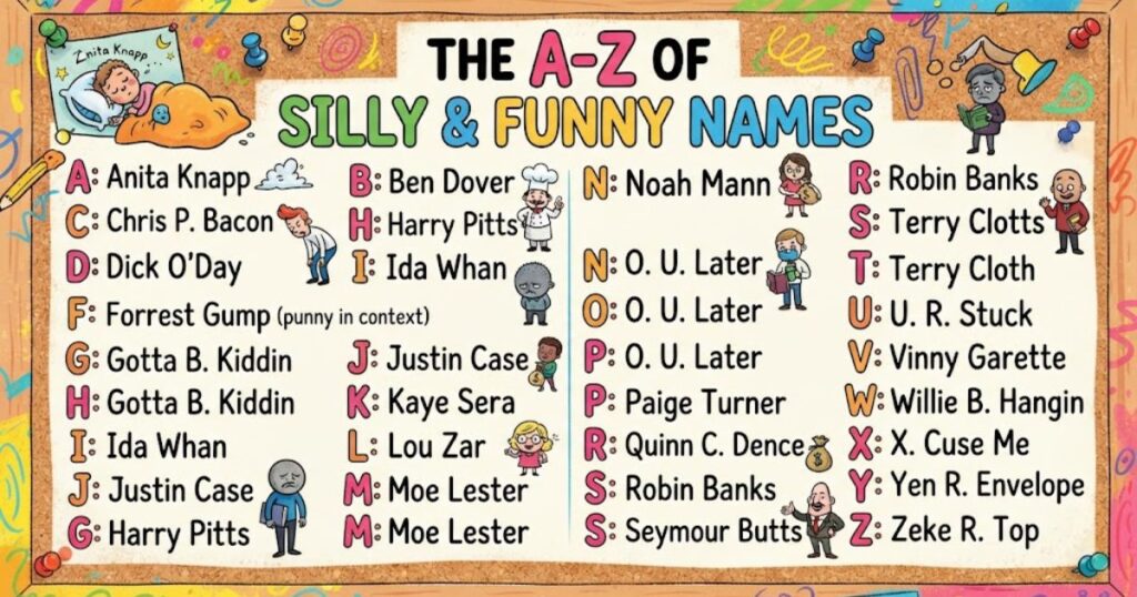 A Z Funny Names Like Ben Dover