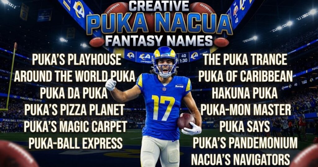 Creative Puka Nacua Fantasy Names