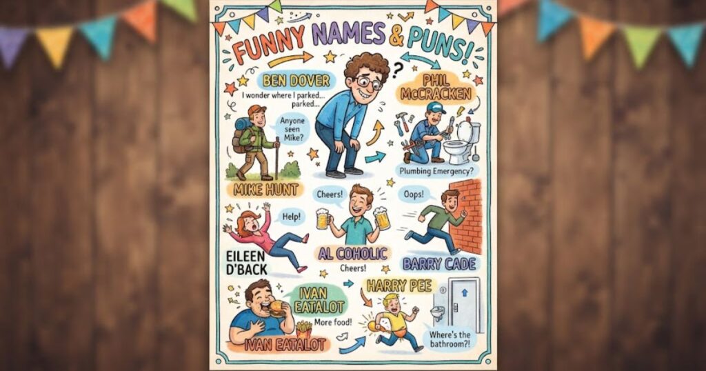 Funny Names Like Ben Dover Puns
