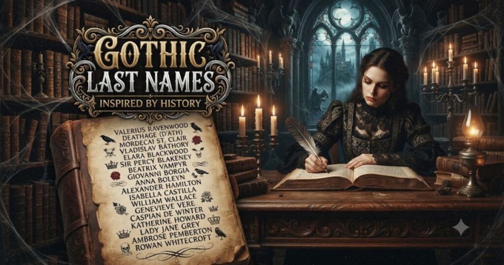 Gothic Last Names Inspired by History