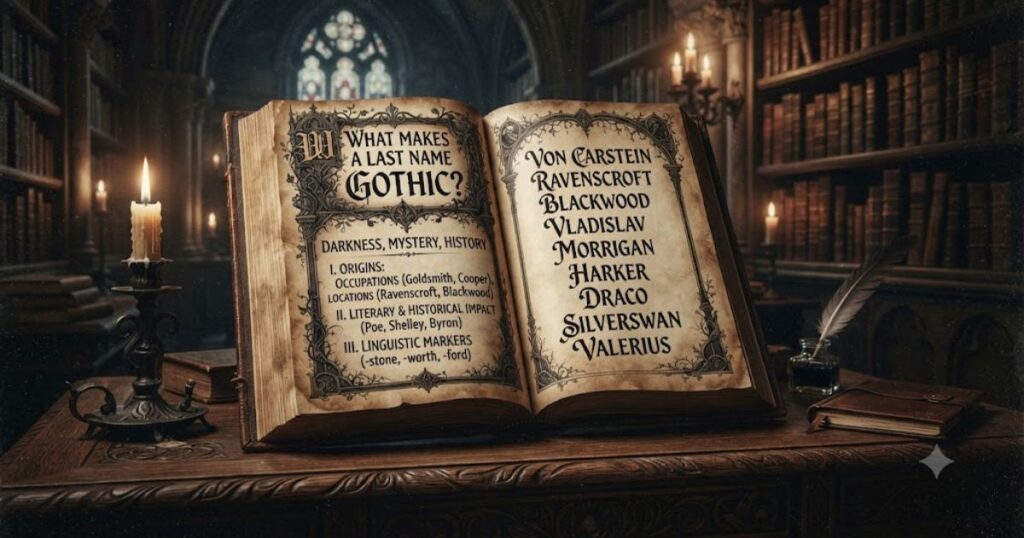 What Makes a Last Name Gothic