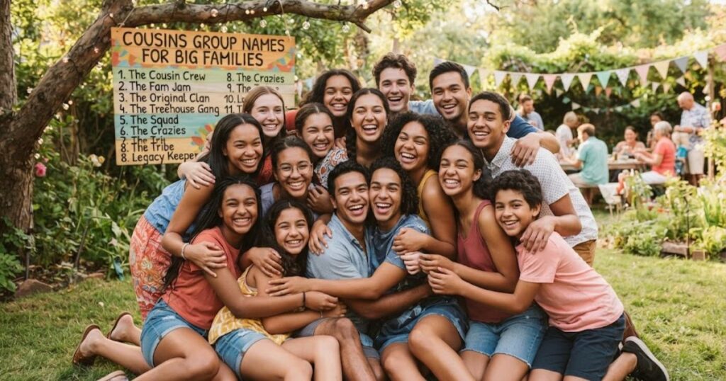 Cousins Group Names for Big Families
