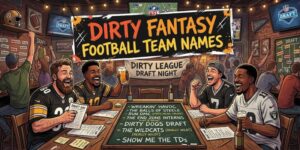 Dirty Fantasy Football Team Names