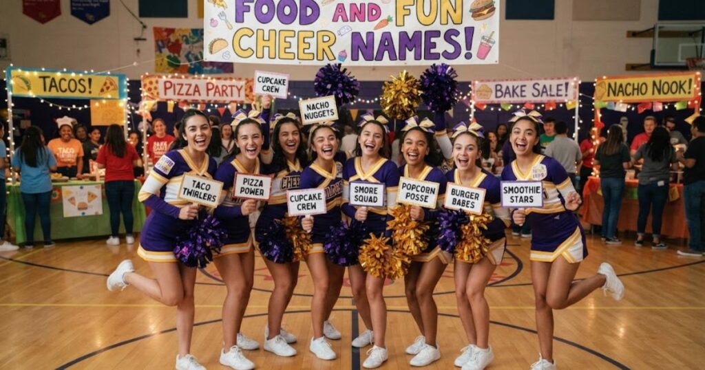 Food and Fun Cheer Names