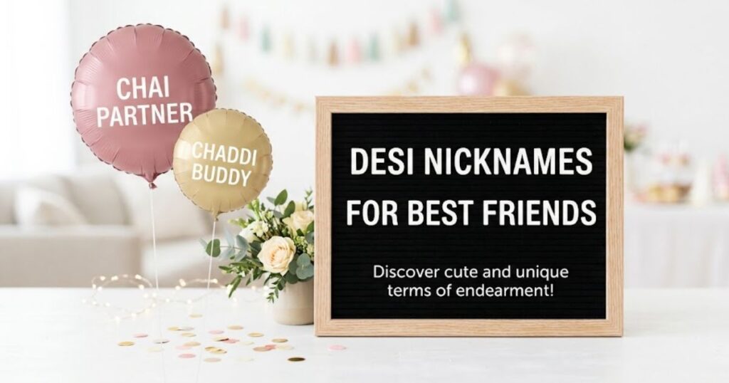 Desi Nicknames for Best Friends