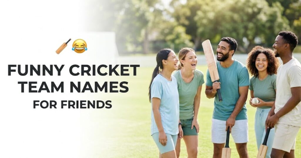 Funny Cricket Team Names for Friends