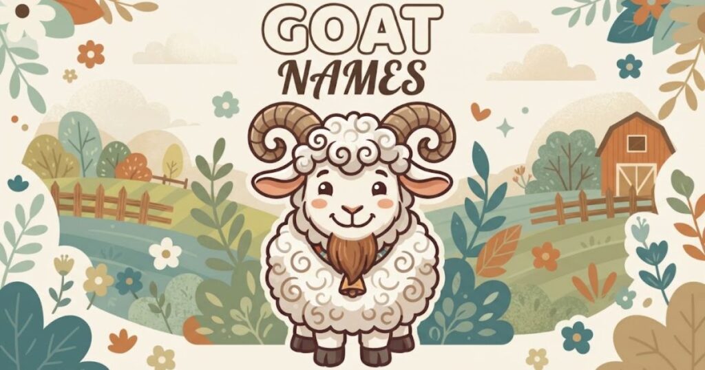 Goat Names Inspired by Beards, Horns, and Curly Coats