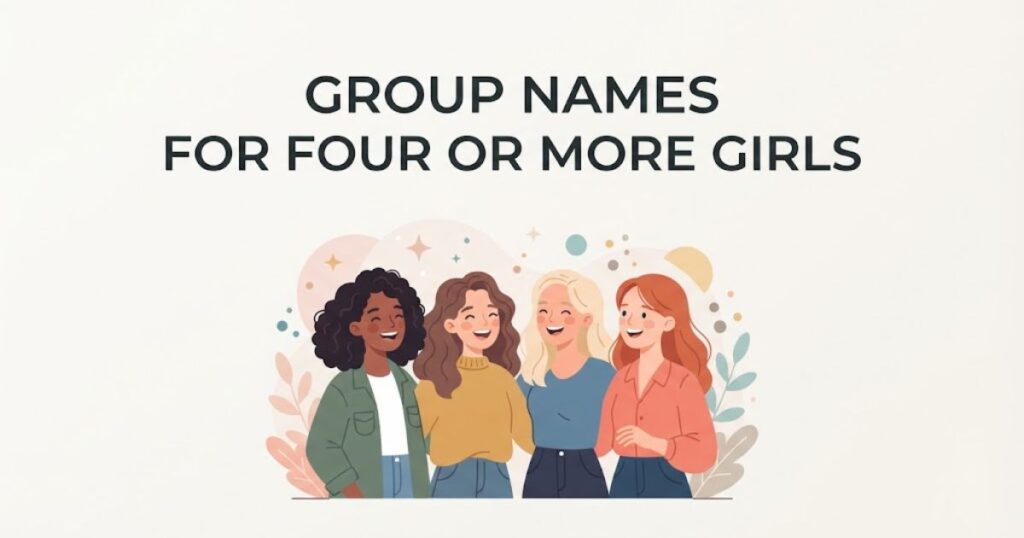 Group Names for Four or More Girls