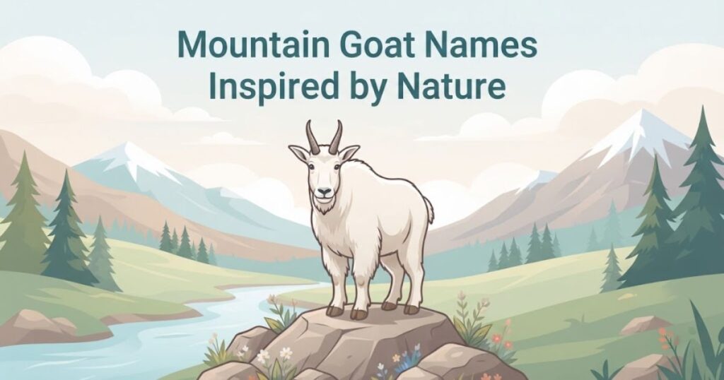 Mountain Goat Names Inspired by Nature
