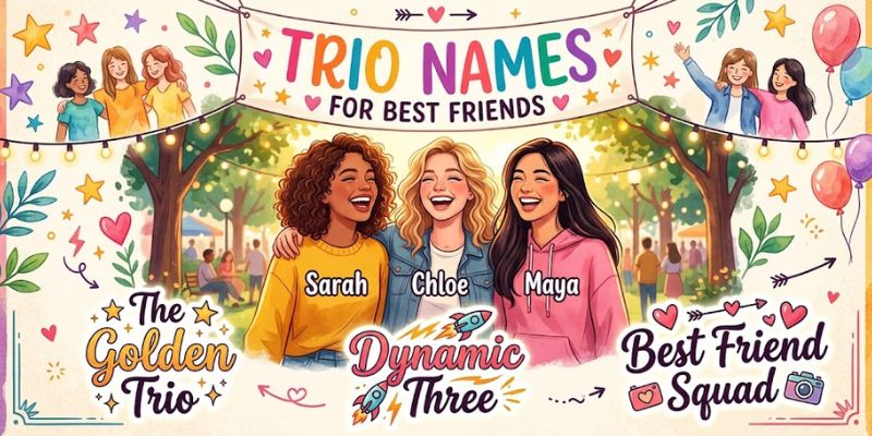 Trio Names for Best Friends